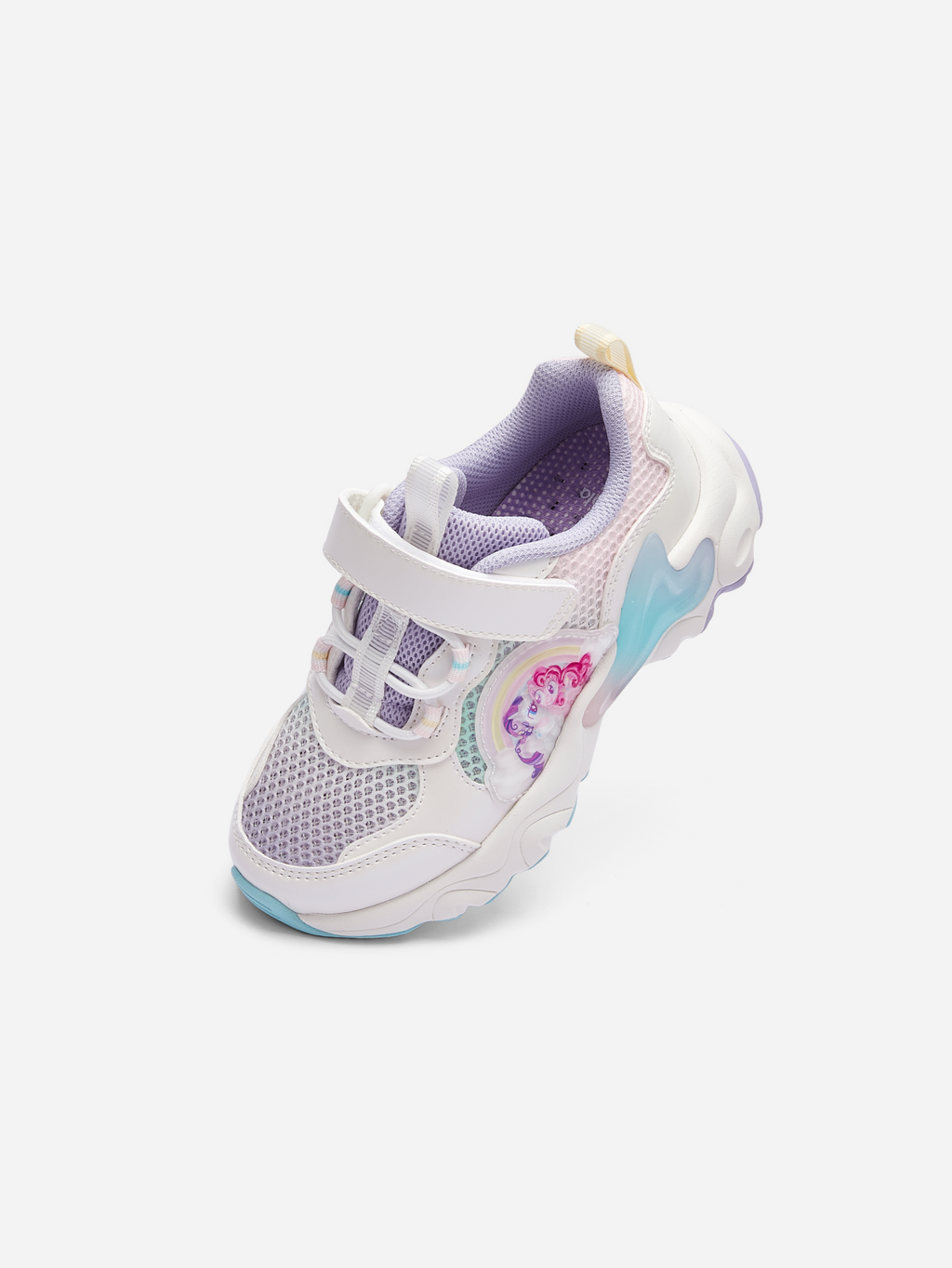 Balabala Girls Pony Sneakers White Gray