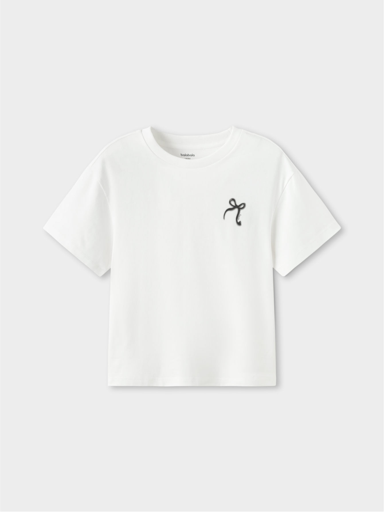 Balabala Girls Bow T-Shirt White