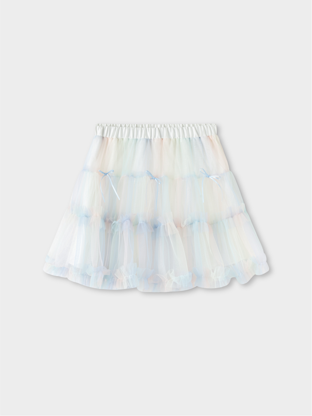 Balabala Girls T-Shirt and Skirt Set White