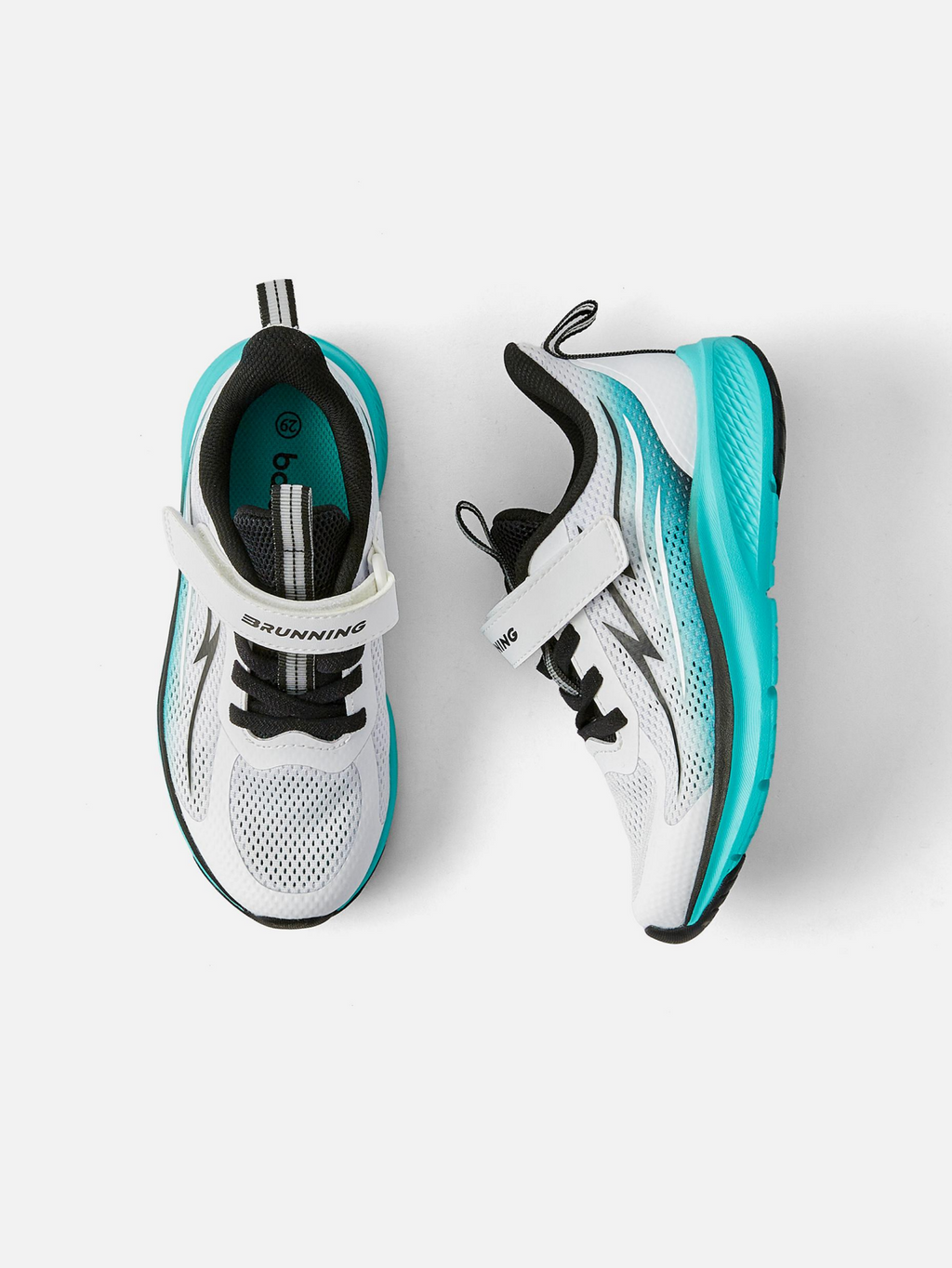 Balabala Kids Running Sneakers White Green
