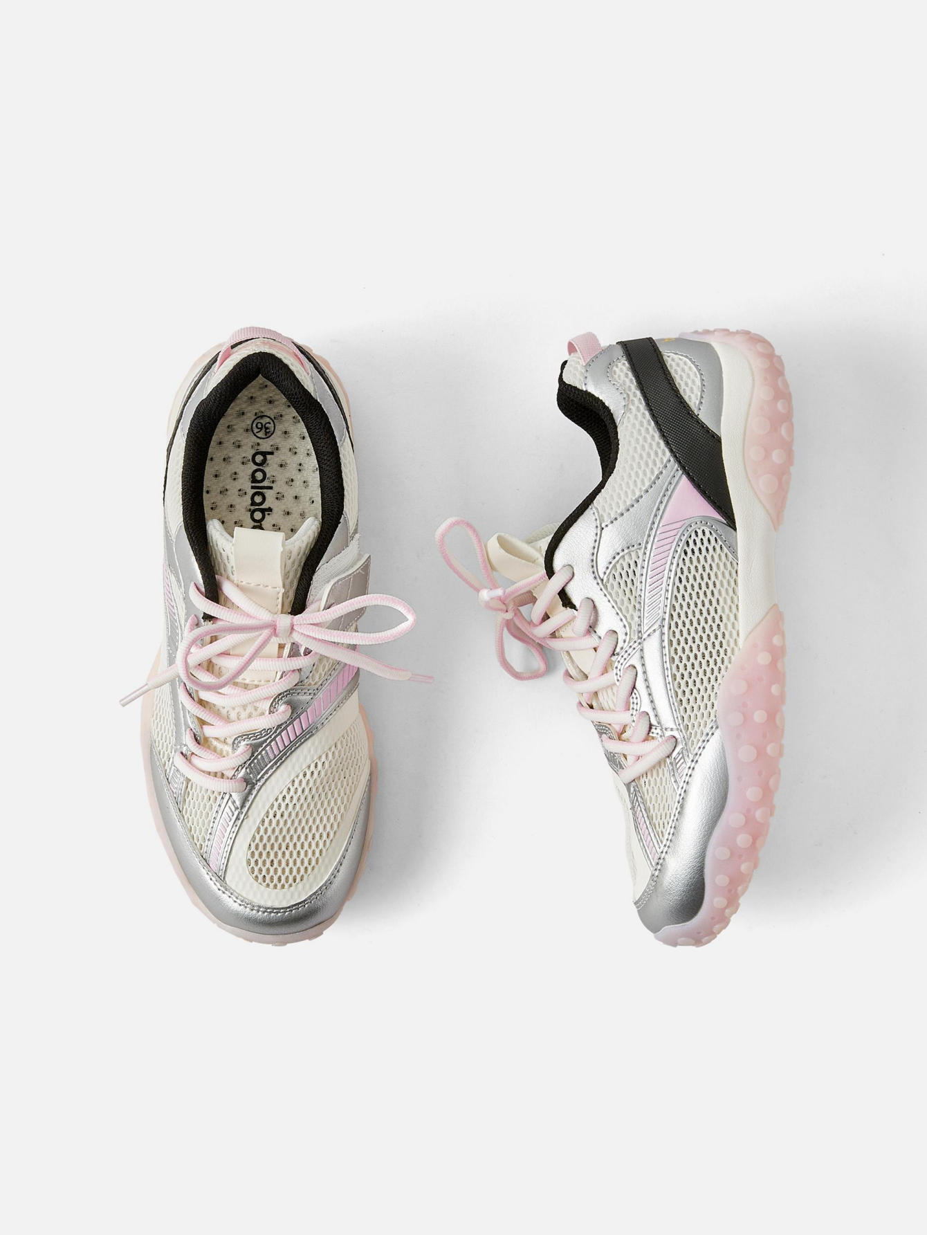 Balabala Girls Running Sneakers Pink