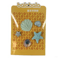 Balabala Girls Shell Hair Clips Set Multi Color
