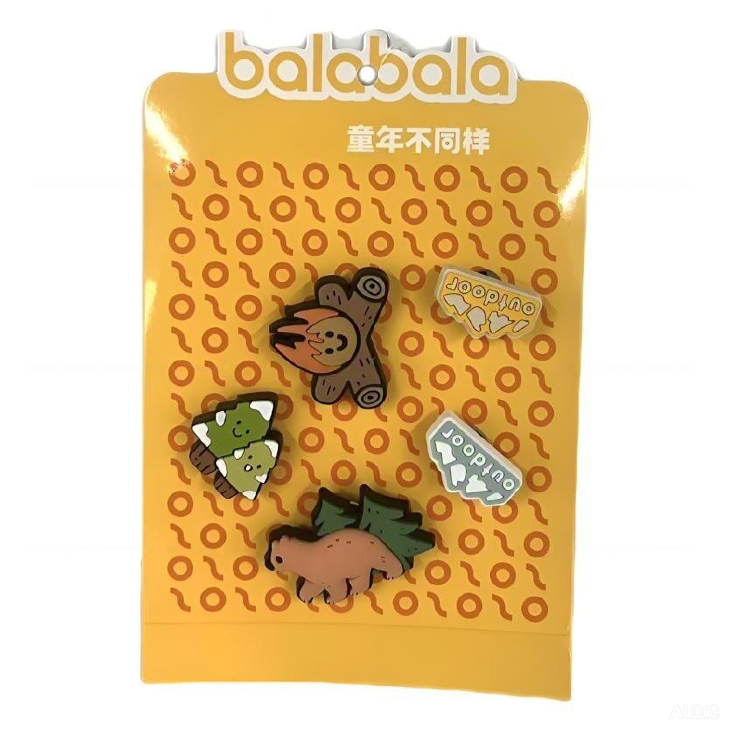 Balabala Girls Shell Hair Clips Set Multi Color