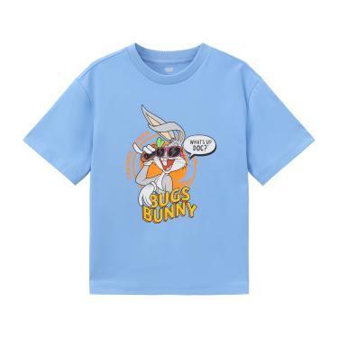 Balabala Boys Graphic T-Shirt Blue,White