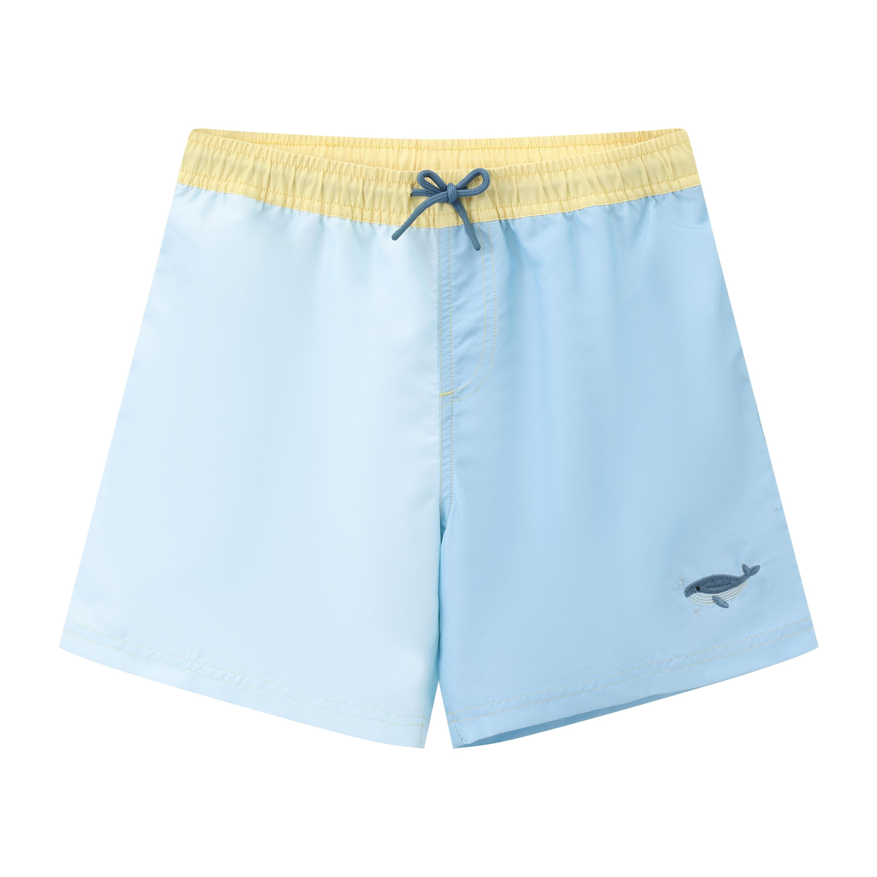 Balabala Dolphin Drawstring Swim Shorts Blue