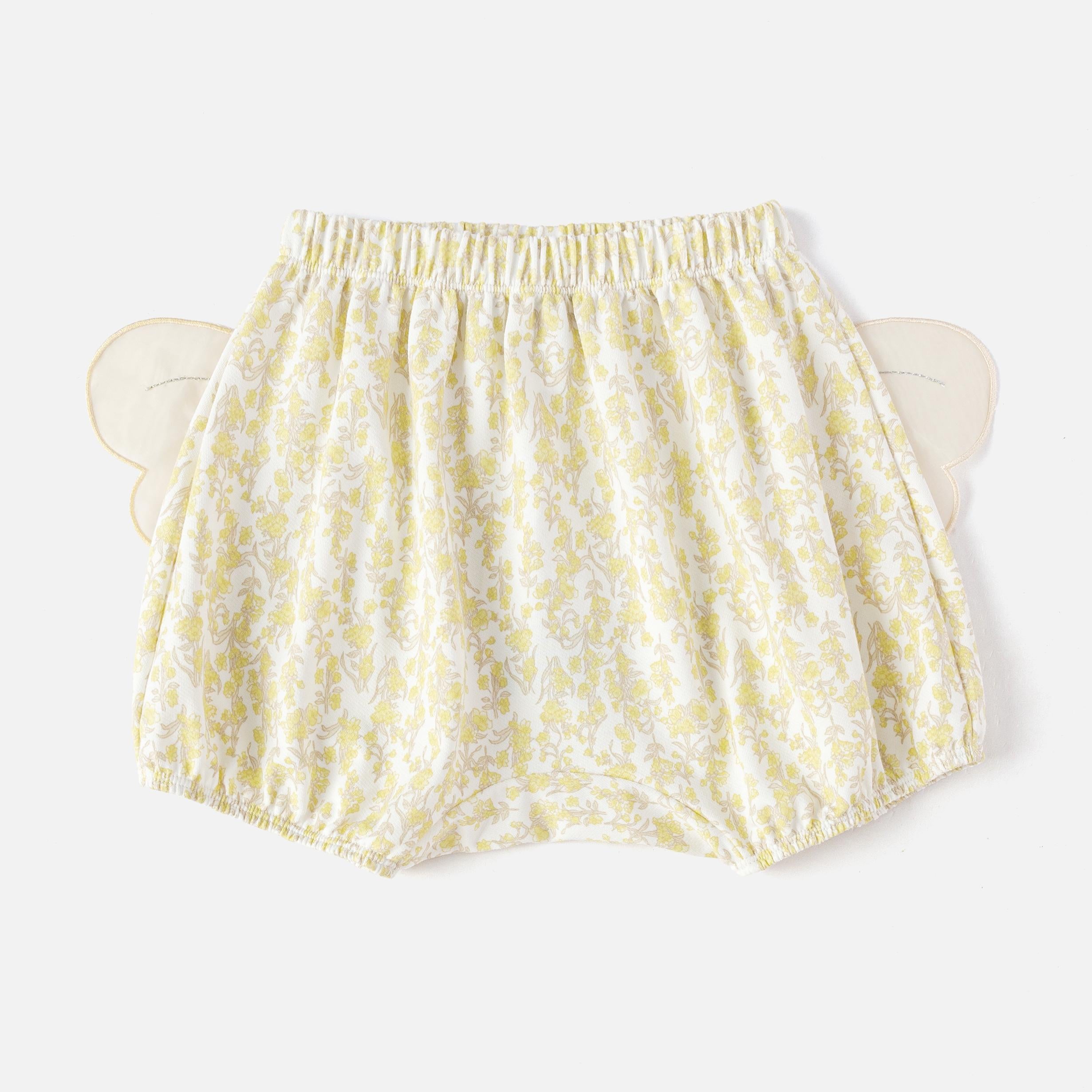 Balabala Floral Bloomers Light Yellow