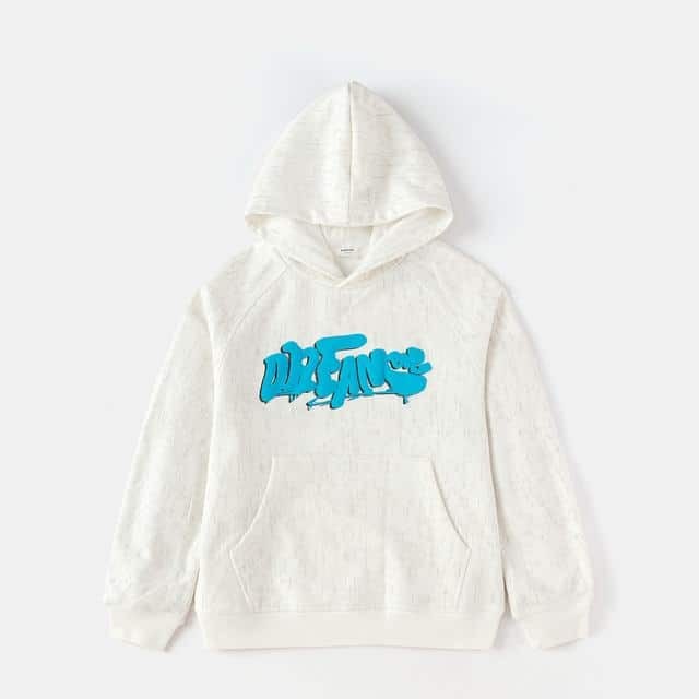 Balabala Boys Graphic Hoodie Off-White