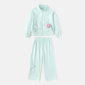 Balabala Girls Flower Suit Pink and Green