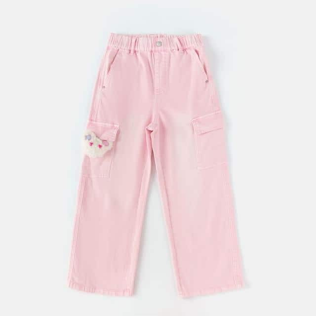 Balabala Girls Casual Jeans Blue, Pink