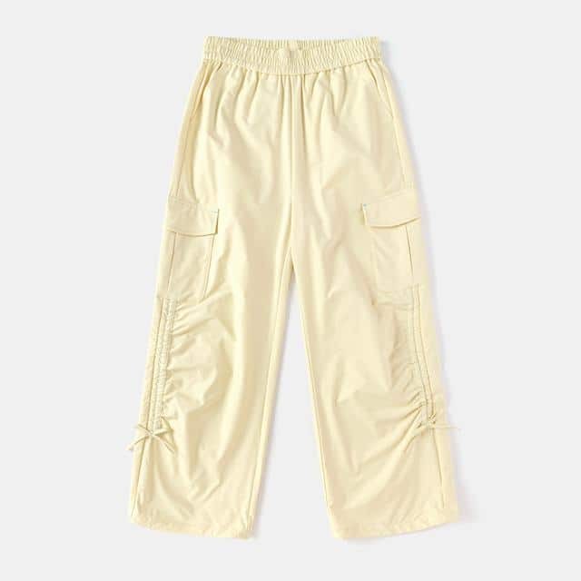 Balabala Girls Cargo Trousers Light Pink, Yellow