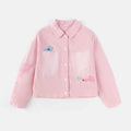 Balabala Girls Embroidered Jacket Blue, Pink