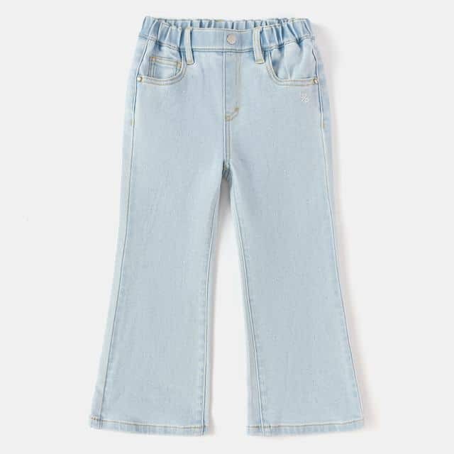 Balabala Girls Denim Trousers Light Blue