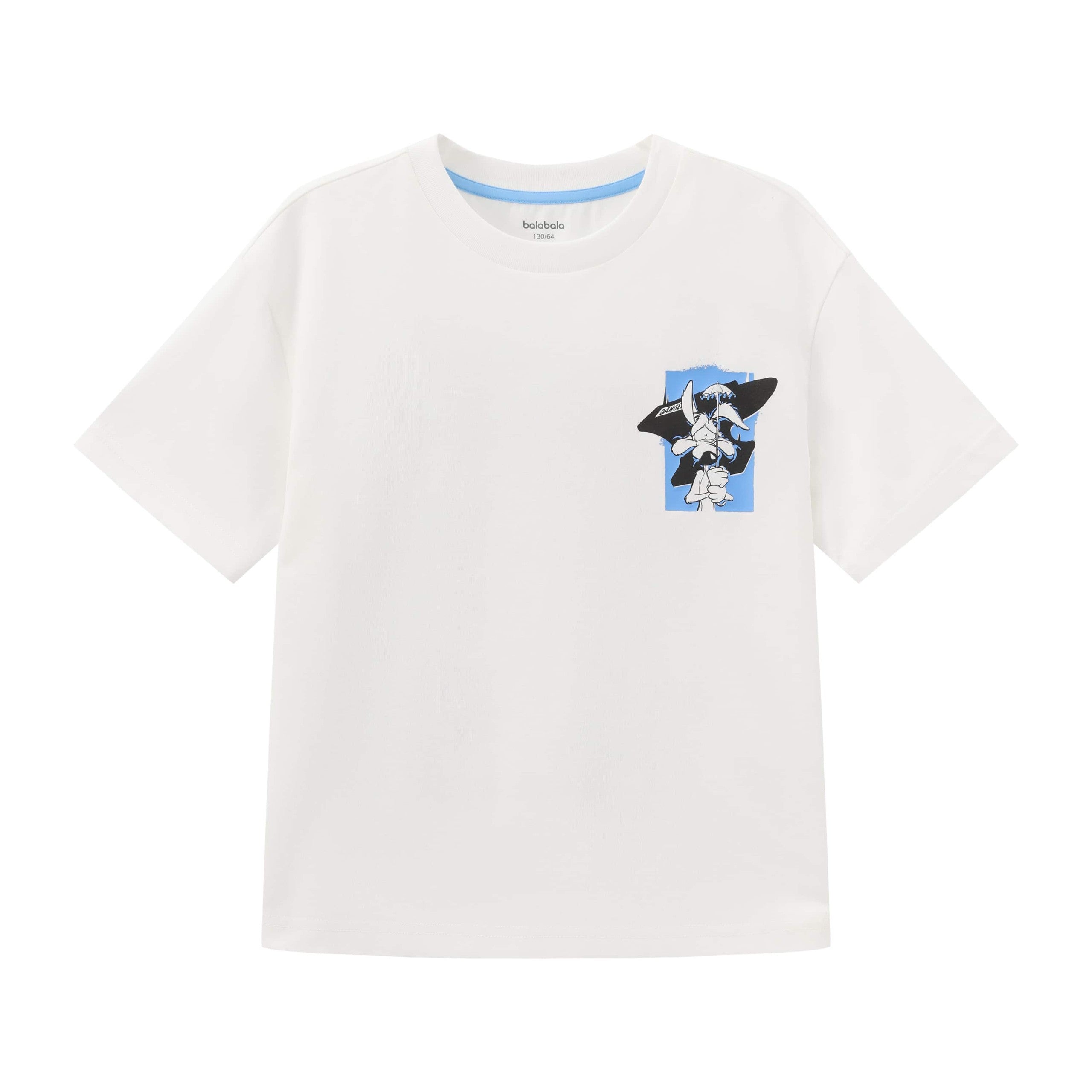 Balabala Boys Casual T-Shirt Grey, White