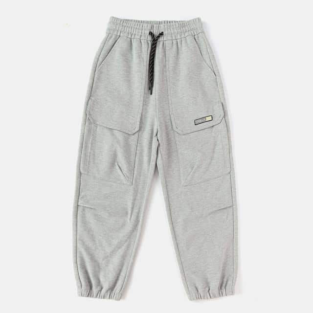 Balabala Boys Casual Joggers Black, Grey