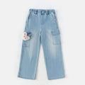 Balabala Girls Casual Jeans Blue, Pink