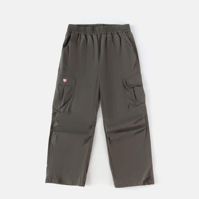Balabala Girls Cargo Trousers Dark Grey