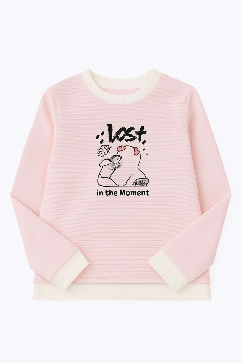 Balabala Long Sleeve T-Shirt Pink
