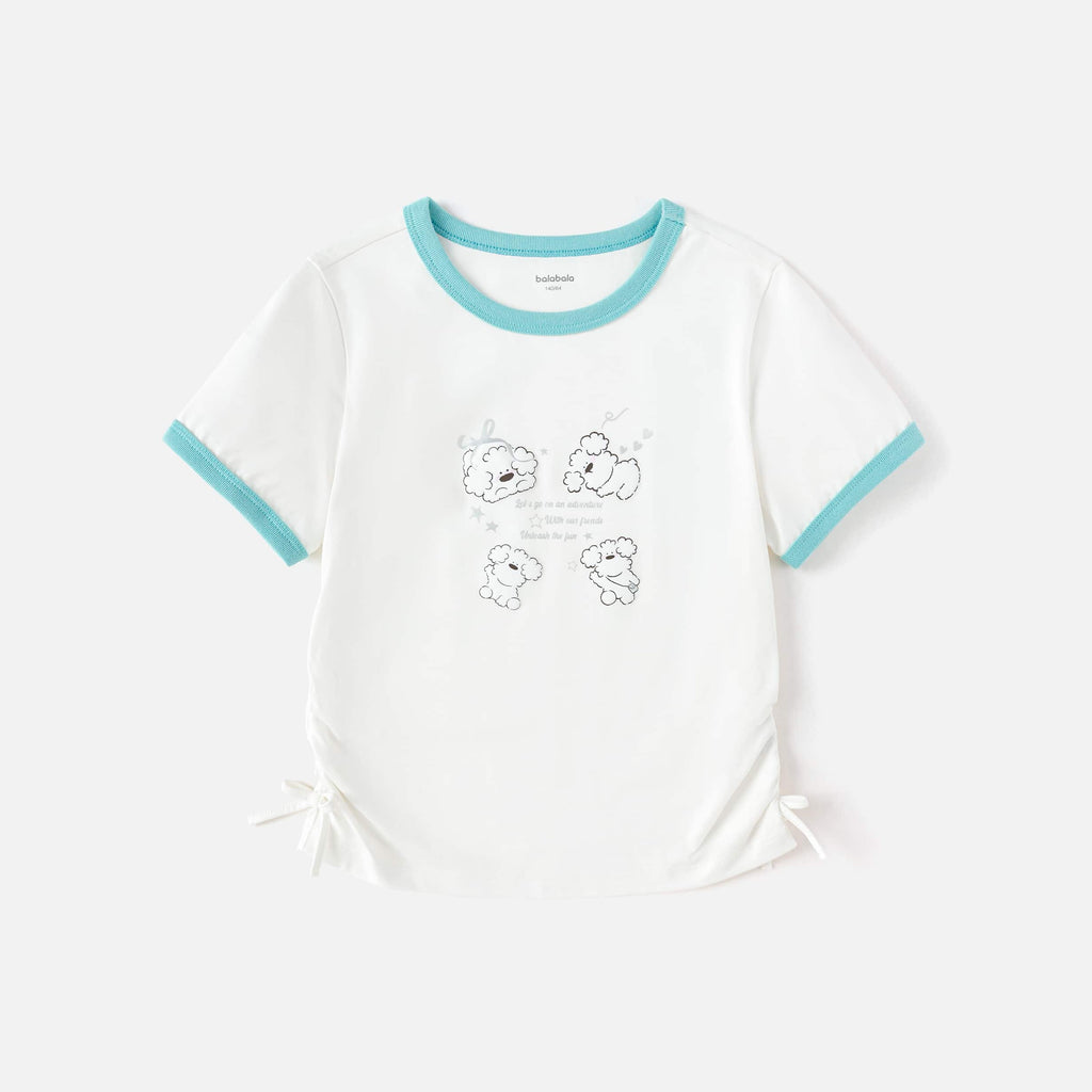 Balabala T-Shirt White, Pink