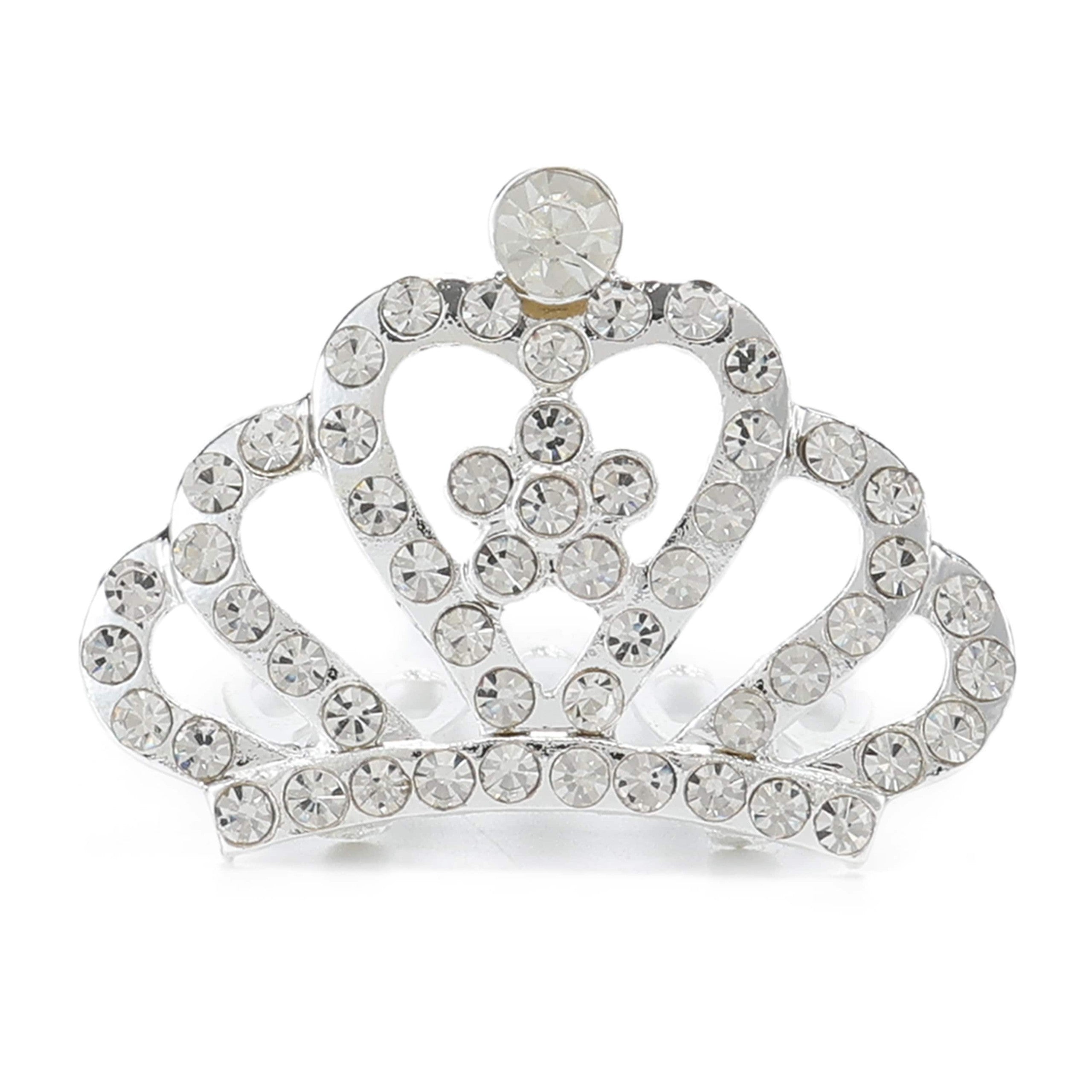 Balabala Girls Tiara Hair Clip Silver