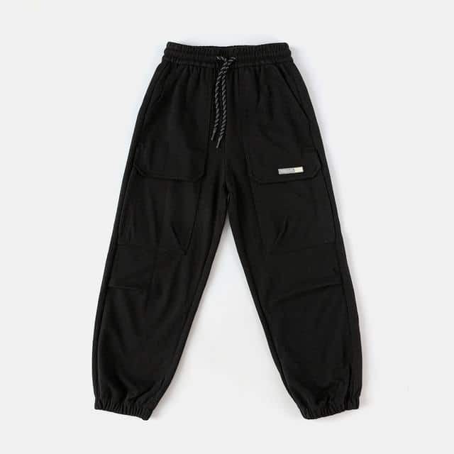 Balabala Boys Casual Joggers Black, Grey