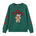 Balabala Sweater Red, Green, White Knit