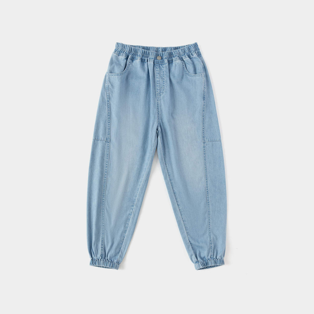 Balabala Pants Light Blue Denim | Dark Blue Denim